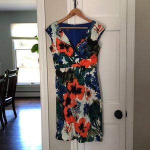 Donna Ricco floral shift dress